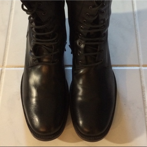 Buttero Italian Leather Combat Boots 